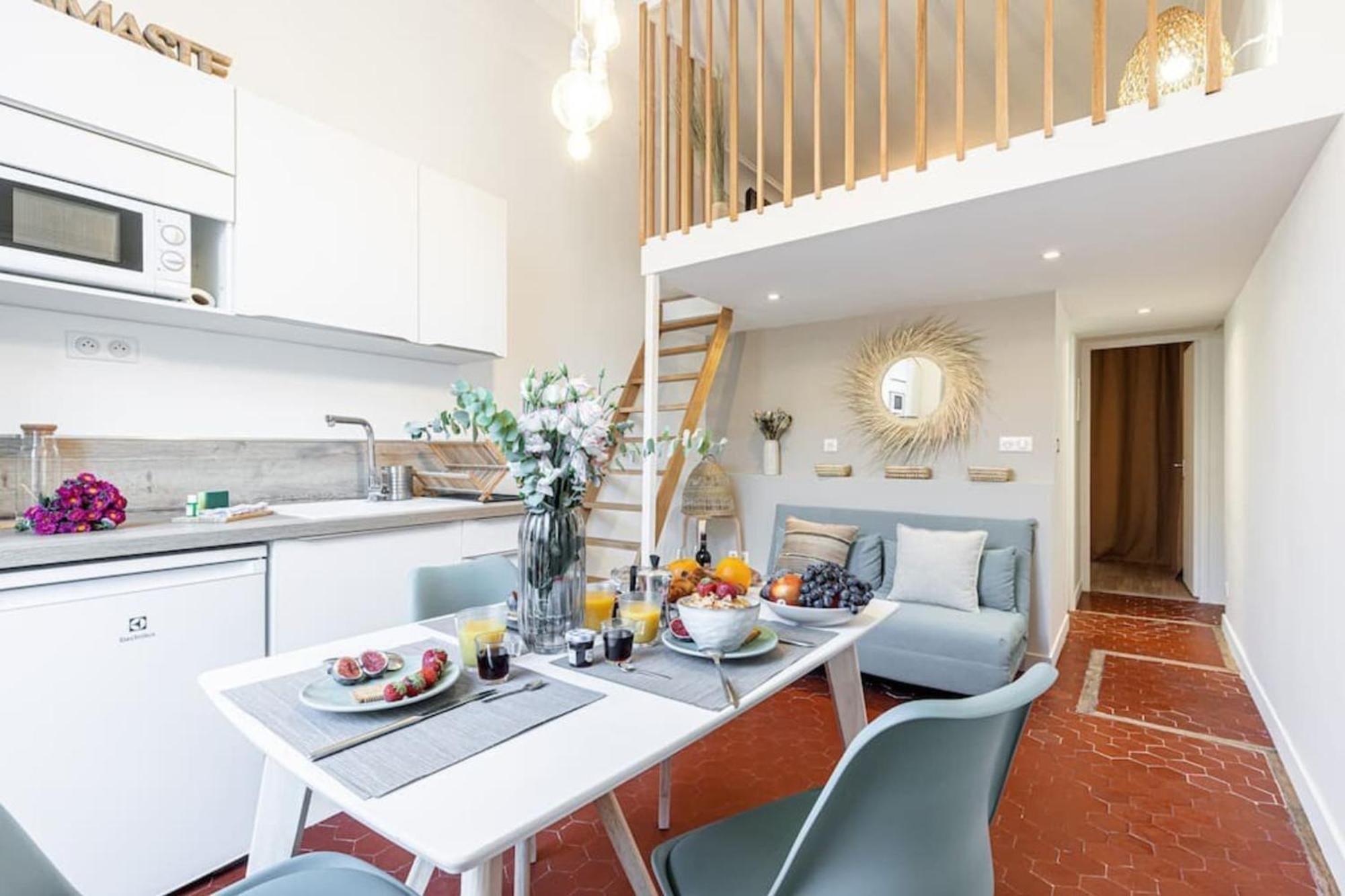 Prefecture 15 - Old Town Duplex 2 Doubles Beds Apartment นีซ ภายนอก รูปภาพ