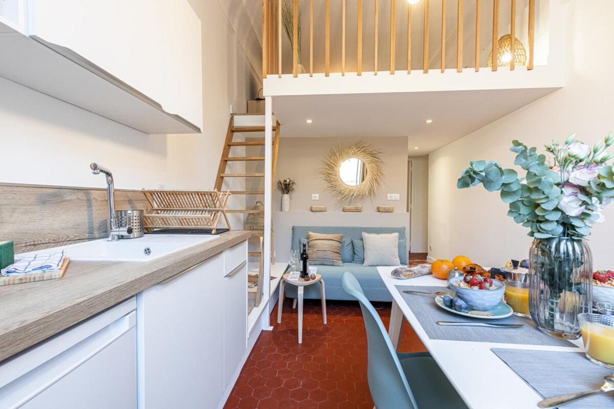Prefecture 15 - Old Town Duplex 2 Doubles Beds Apartment นีซ ภายนอก รูปภาพ