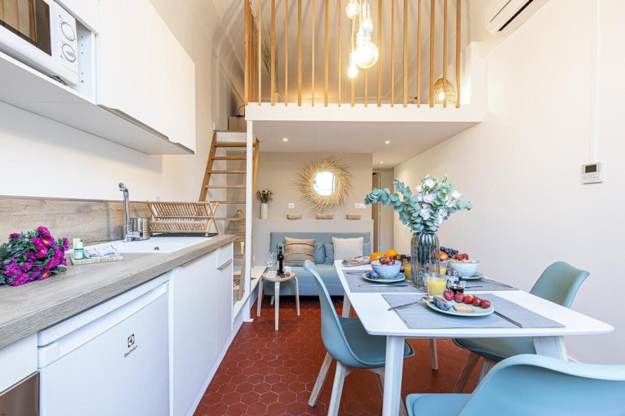 Prefecture 15 - Old Town Duplex 2 Doubles Beds Apartment นีซ ภายนอก รูปภาพ
